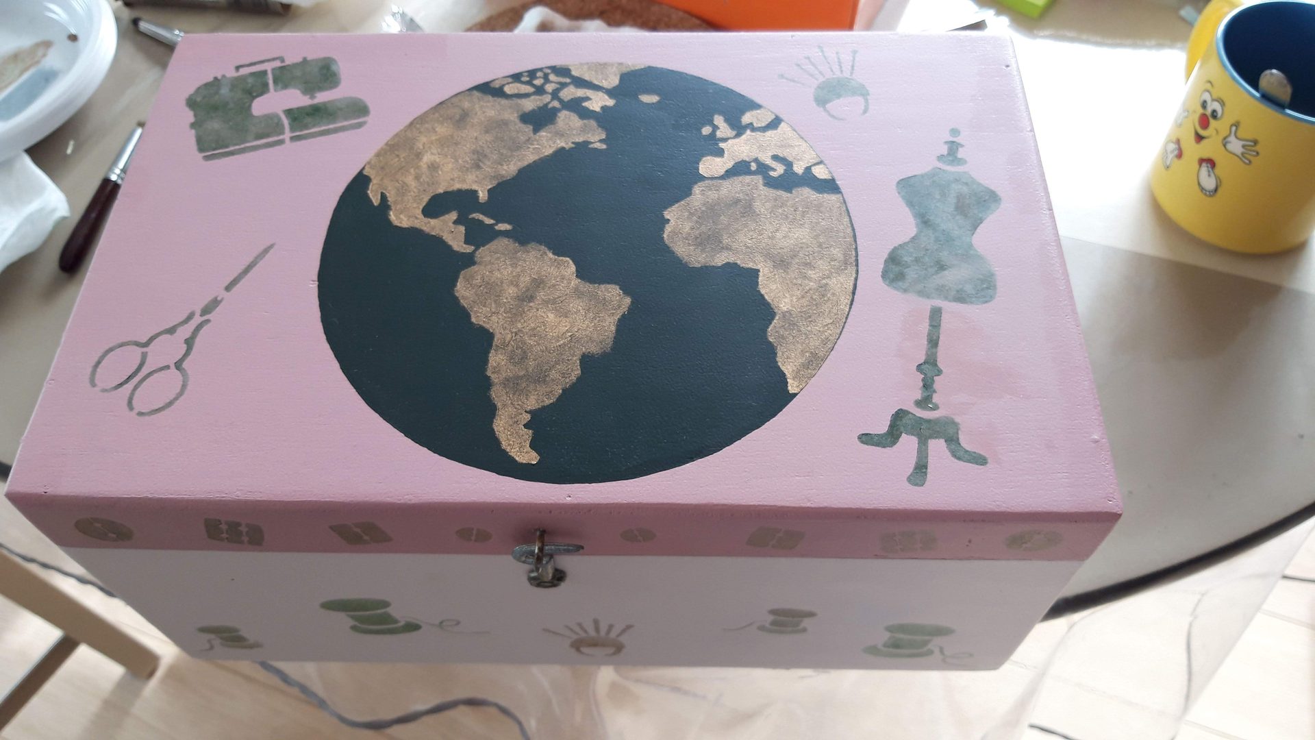 Petit objet décoré Blanch'ART